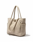 Women's Soft Corduroy Tote Bag | Spacious Ribbed Everyday Handbag 8