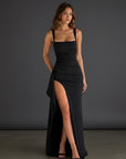 Elegant Evening Dress | Flattering Maxi Gown with Thigh-High Slit | Formal Wear for Women 2