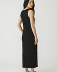 Women's Soft Ribbed Knit Midi Dress | Chic Sleeveless Casual Dress 5