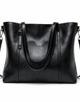 Women's Durable Faux Leather Tote Bag | Spacious Cognac Everyday Handbag 8
