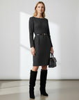 Maya | Chic Slouchy Black Knee High Boots for Women with Hidden Heel 6