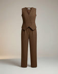 Mia Co Ord Set Women | Stylish Structured Vest & Wide-Leg Trousers for Versatile Day-to-Night Wear 3