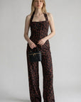 Women's Premium Leopard Print Halter Neck Tank Top | Chic Stylish Going Out Top 4