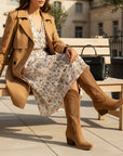 Mia | Stylish Suede Cowboy Boots for Women 3