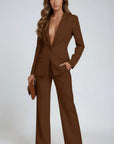 Sophia | Chic Tailored Womens Suit with Wide Leg Trousers 5