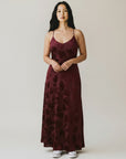 Elegant Backless Jacquard Maxi Dress with Flattering Cowl Neckline | Long Dress for Sophisticated Style 3