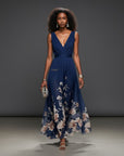 Sophia Collection | Women's Floral Maxi Dress with Flattering V-Neckline | Elegant Wedding Guest Dress for Summer Occasions 2