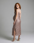 Women's Sequin Fitted Maternity Cocktail Dress | Elegant Comfortable Party Dress 3