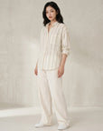 Women's Lightweight Striped Shirt | Relaxed Fit Casual Blouse for All-Day Comfort 5