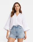 Women's Lightweight Cotton Blouse | Relaxed Fit Summer Top for Women 6