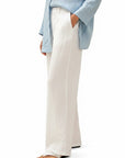 Women's Light Blue Linen Blouse | Elegant Bell Sleeve Relaxed Top 5