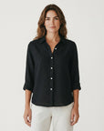 Women's Linen-Cotton Blend Shirt | Breathable Relaxed Summer Blouse 8
