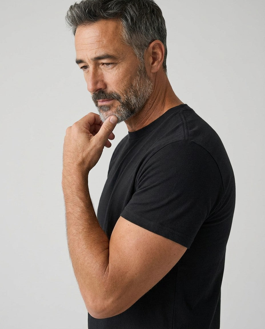 Men's Soft Cotton Crew Neck T-Shirt | Classic Short Sleeve Casual Tee 3