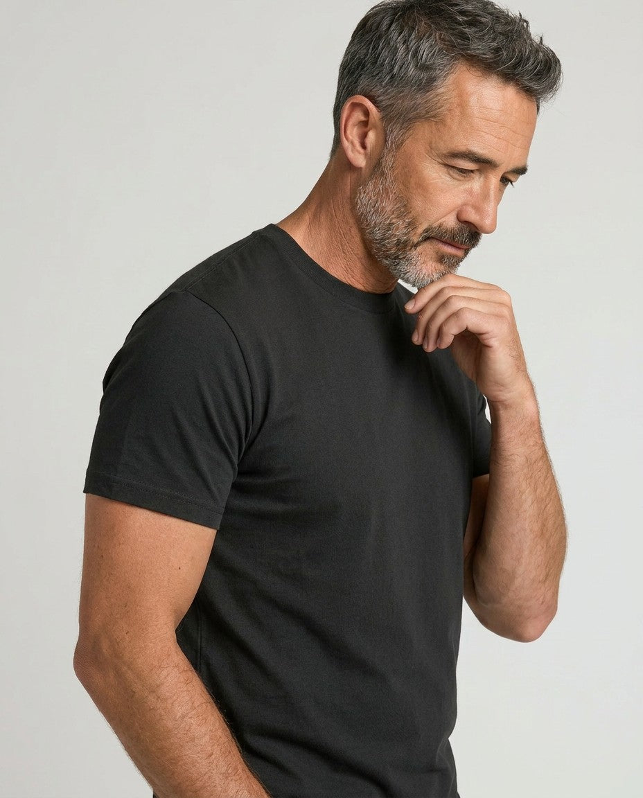 Men's Soft Cotton Crew Neck T-Shirt | Classic Short Sleeve Casual Tee 6