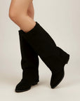 Emma | Elegant Chunky Heel Knee High Boots 4