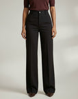 Elegant High Waist Trousers | Wide Leg Pants with Flattering Fit | Sophisticated Style for Any Occasion 10