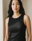 Women's Soft Ribbed Knit Midi Dress | Chic Sleeveless Casual Dress 2