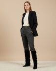 Maya | Chic Slouchy Black Knee High Boots for Women with Hidden Heel 5