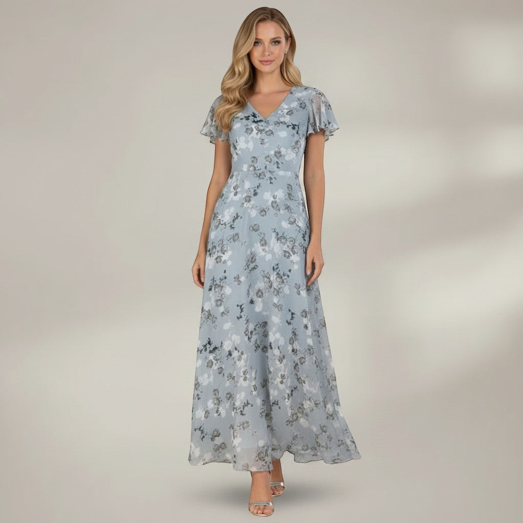 Emily | Elegant Chiffon Midi Dress 8