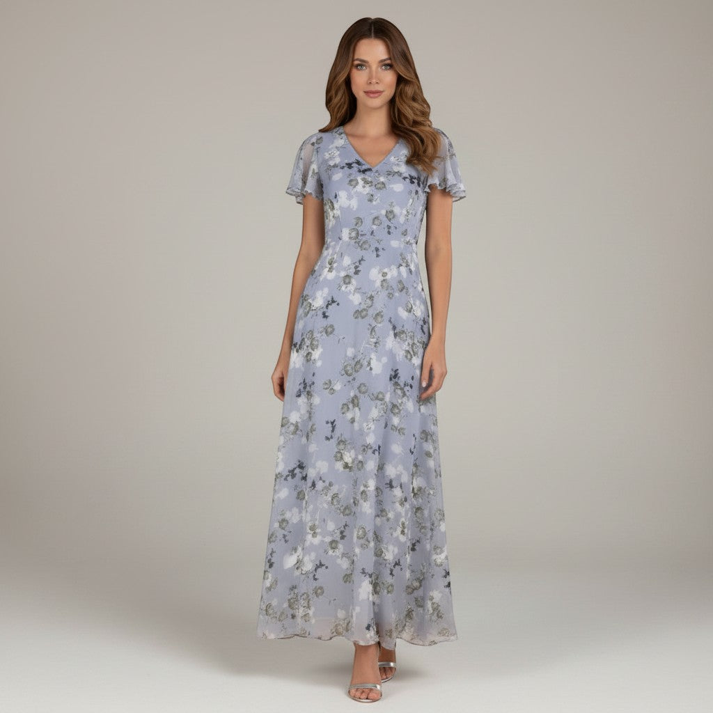 Emily | Elegant Chiffon Midi Dress 7