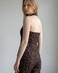 Women's Premium Leopard Print Halter Neck Tank Top | Chic Stylish Going Out Top 3