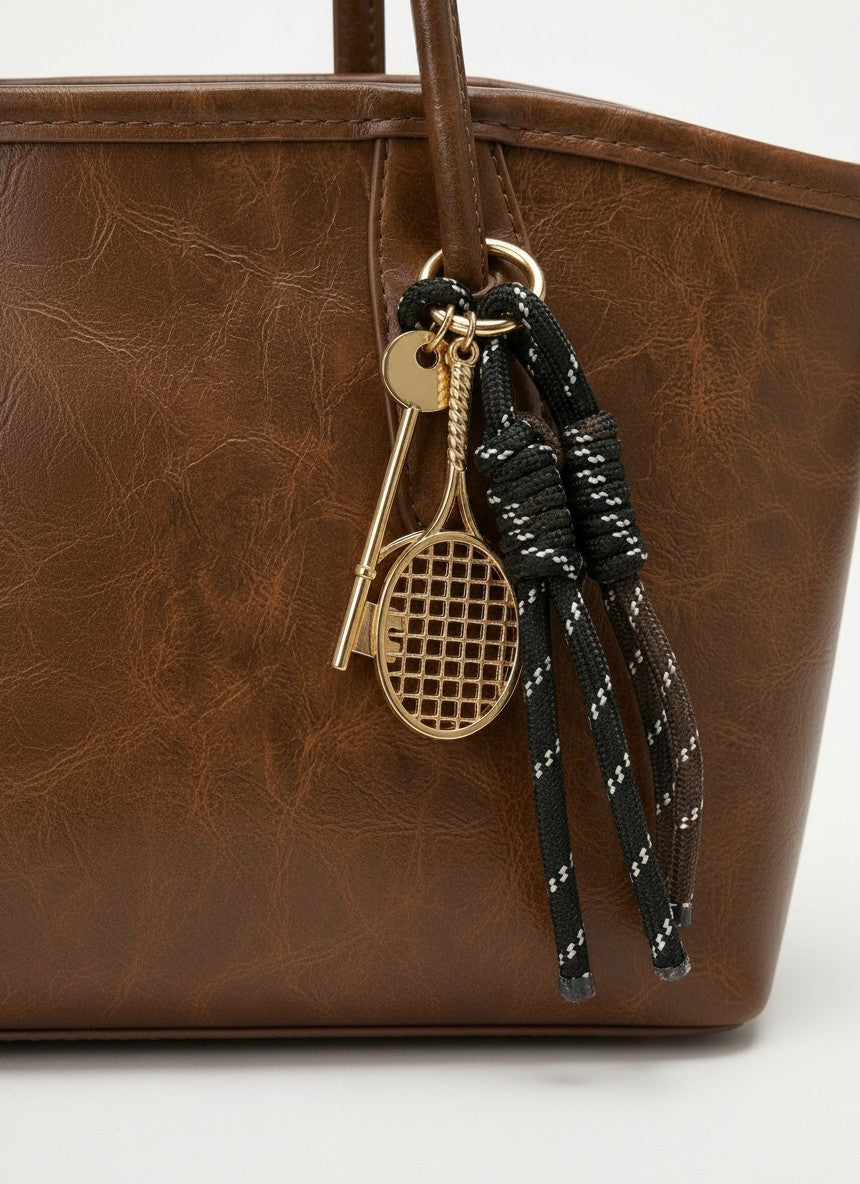 Women's Textured Faux Leather Tote Bag | Stylish Off-White Everyday Handbag 5