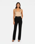 Women's Satin Blouse | Elegant Sleeveless V-Neck Top for Timeless Sophistication 3
