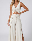Women's Breathable Linen Blend Tank Top | Stylish Cropped Summer Top 4