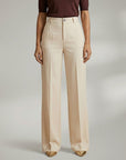Elegant High Waist Trousers | Wide Leg Pants with Flattering Fit | Sophisticated Style for Any Occasion 11