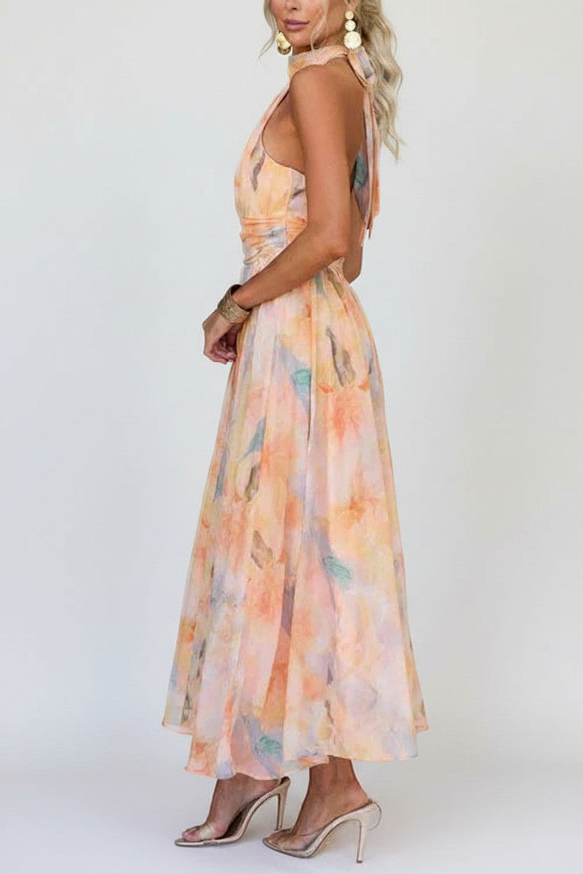 Olivia | Elegant Floral Maxi Dress for Women - Chic Summer Style 4