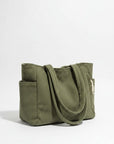 Women's Soft Corduroy Tote Bag | Spacious Ribbed Everyday Handbag 7