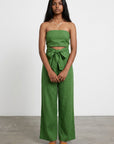Women's Chic Strapless Jumpsuit | Flattering Wide-Leg Design 5