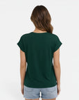 Women's Soft Cotton V-Neck T-Shirt | Elegant Twist Front Casual Summer Top 5