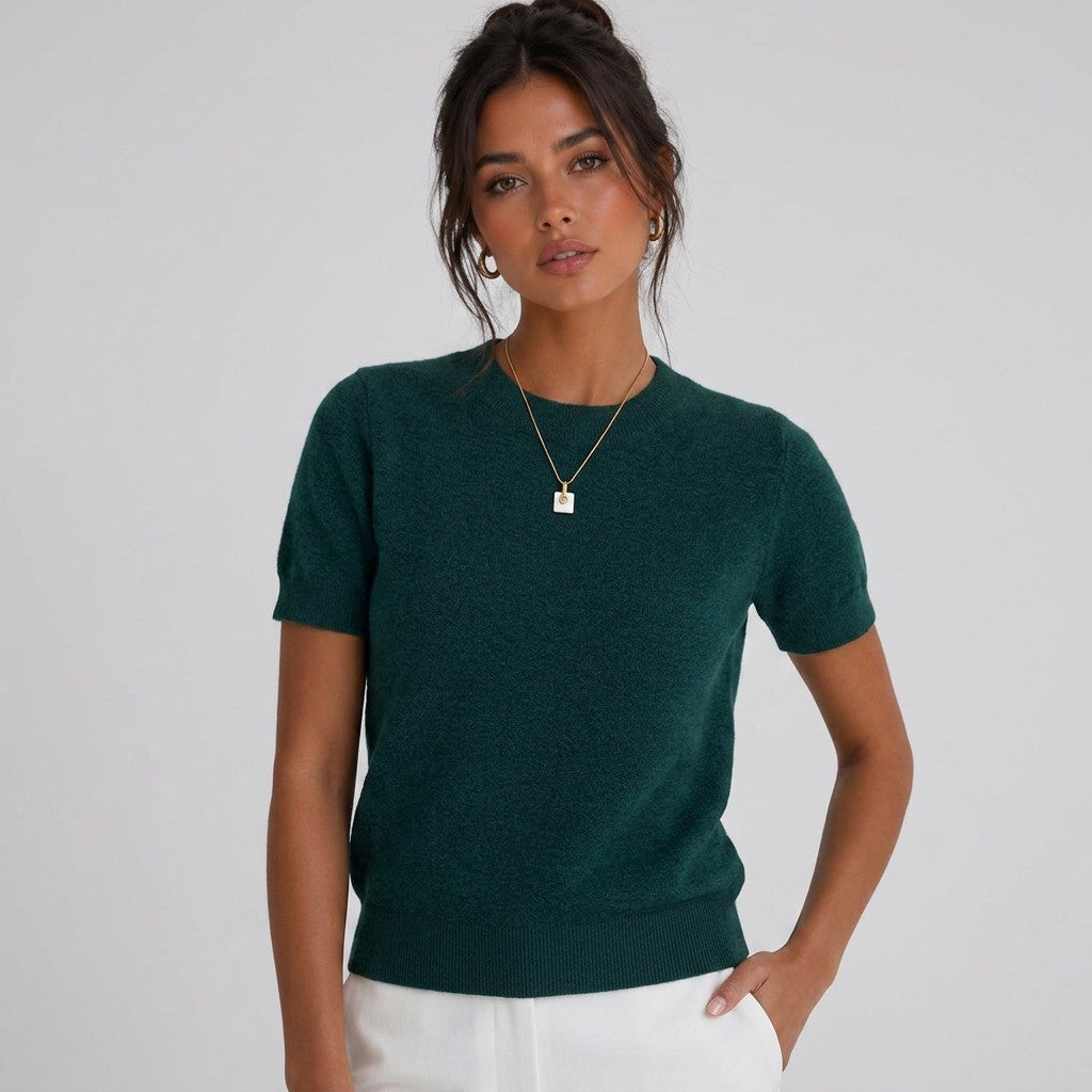 Women's Wool Blend Knit Sweater | Comfortable Classic Fit Top for Year-Round Wear 6