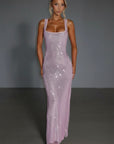 Sophia Collection | Elegant Evening Gown with Shimmering Sequins | Flattering Square Neckline for Stunning Formal Occasions 10