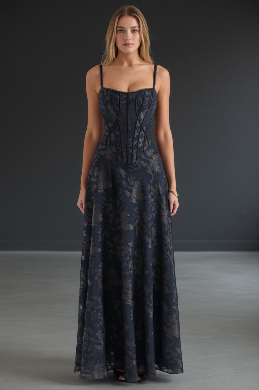 Mia | Elegant Floral Maxi Dress for Wedding Guests 6