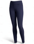Women's Lightweight Stretch Capri Pants | Comfortable Navy Blue Casual Trousers 2