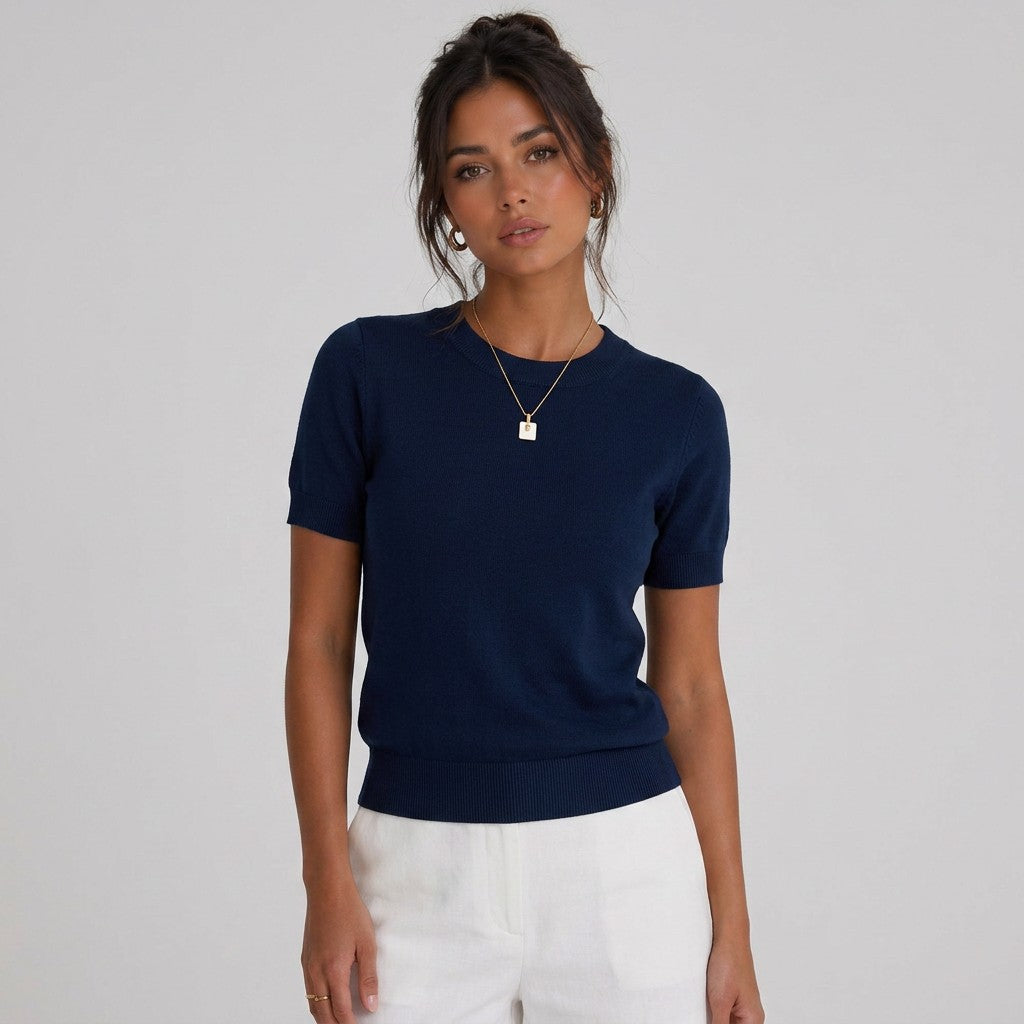 Women's Wool Blend Knit Sweater | Comfortable Classic Fit Top for Year-Round Wear 7