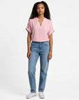 Women's Lightweight Chiffon Blouse | Elegant V-Neck Summer Top | Soft and Breathable Fashion 4