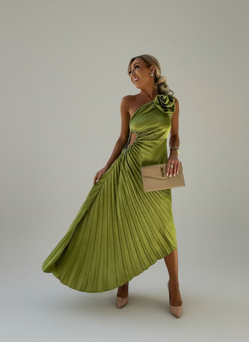 Sophia | Elegant Pleated Maxi Dress 1