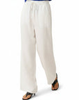 Women's Light Blue Linen Blouse | Elegant Bell Sleeve Relaxed Top 7