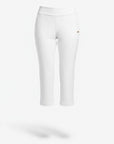 Women's Lightweight Stretch Capri Pants | Comfortable Navy Blue Casual Trousers 10