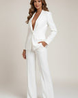 Sophia | Chic Tailored Womens Suit with Wide Leg Trousers 3